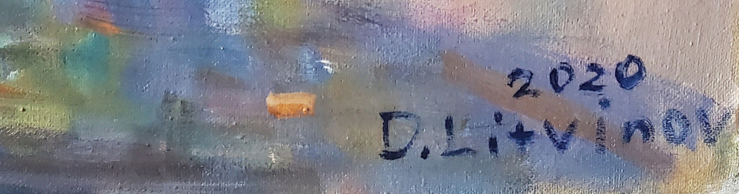 Oil painting Spring in Odessa Litvinov Daniil Olegovich