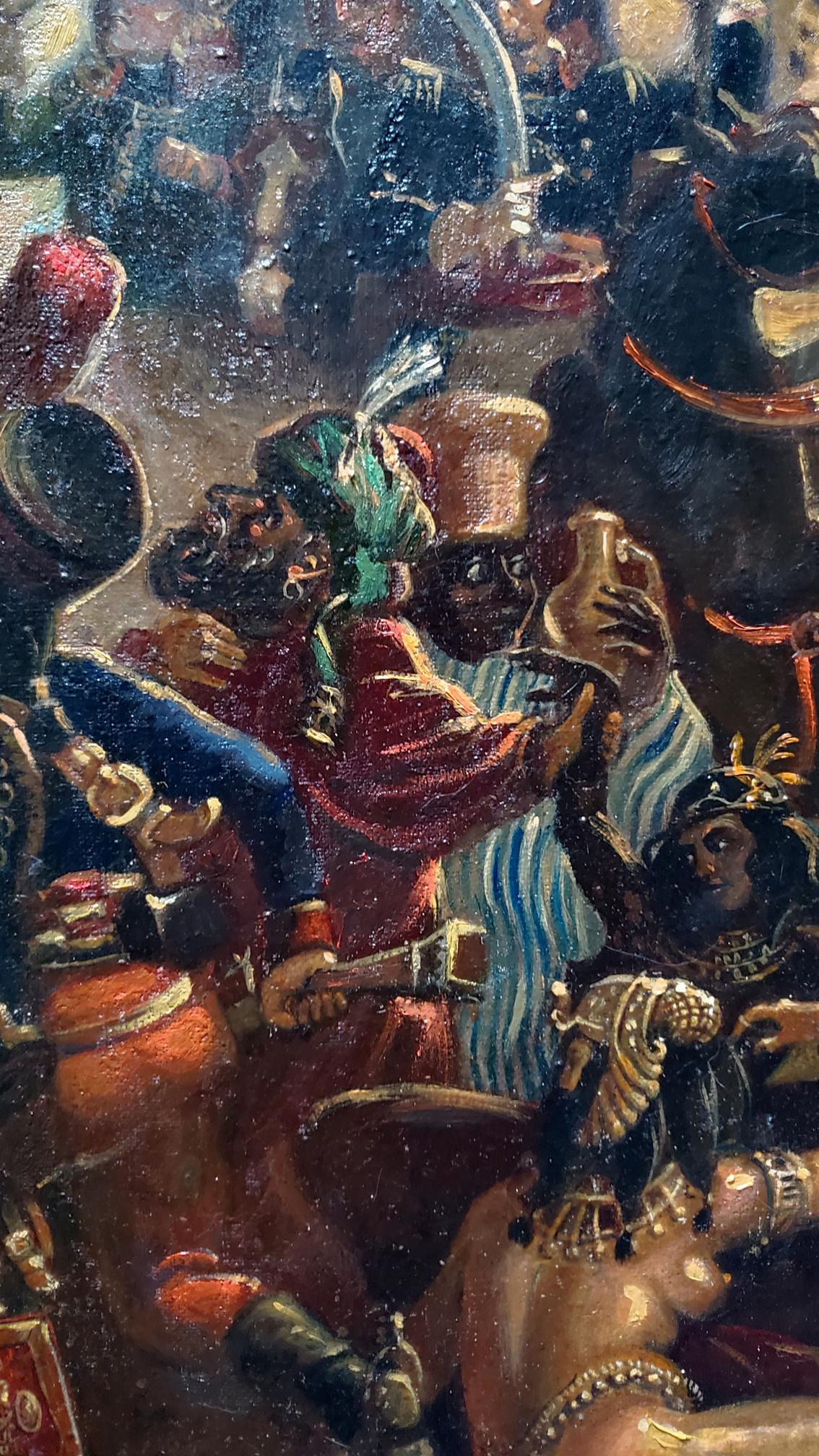 Oil painting Napoleon's campaign in Egypt Daniil Litvinov
