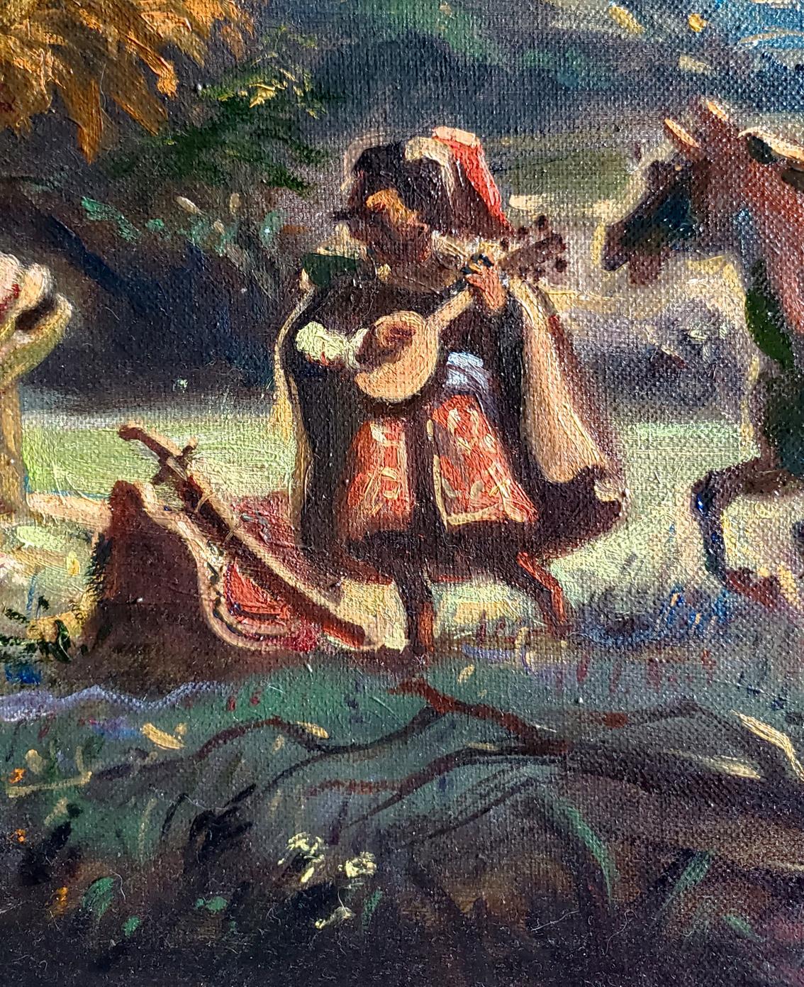 Oil painting Melody Litvinov Daniil Olegovich