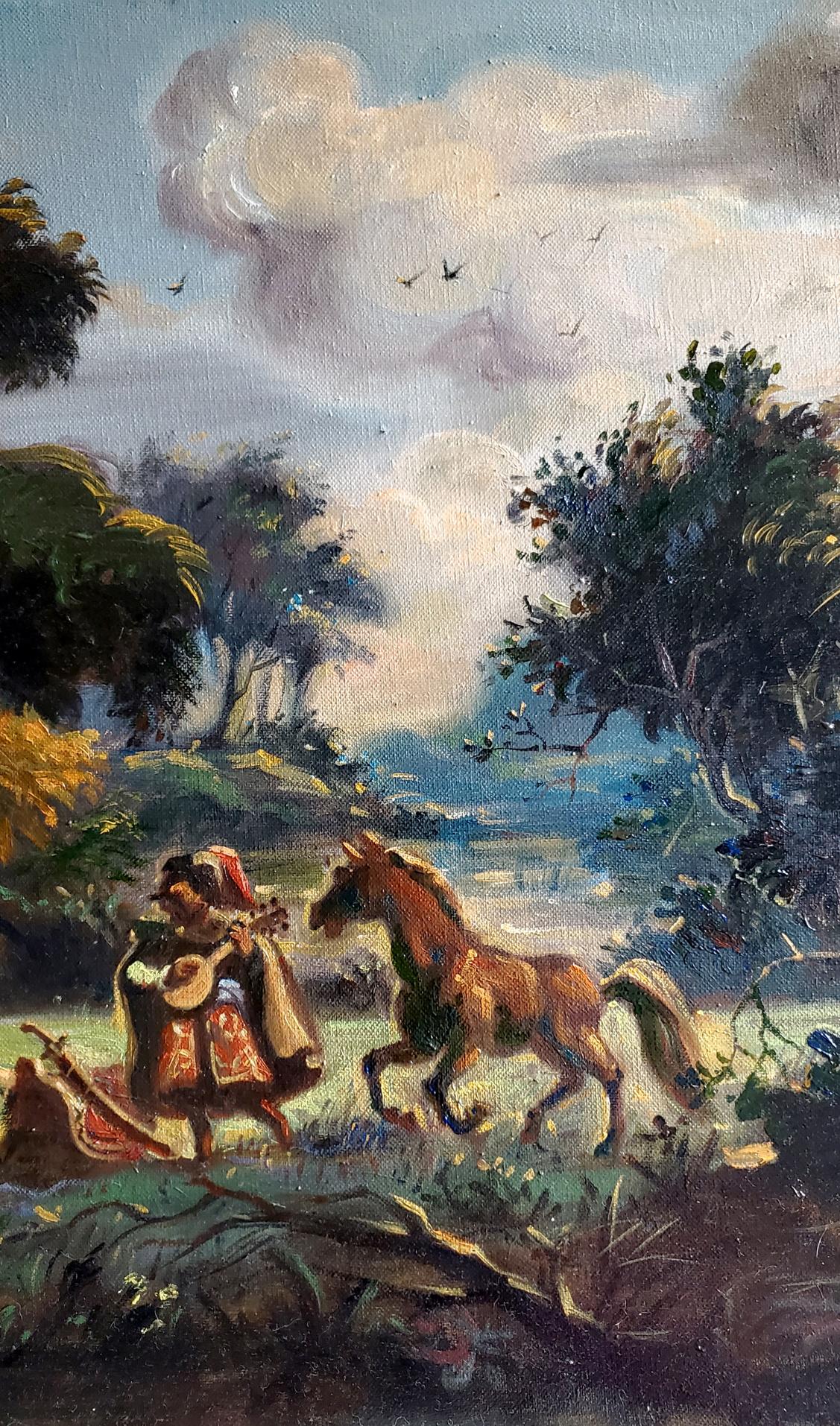 Oil painting Melody Litvinov Daniil Olegovich