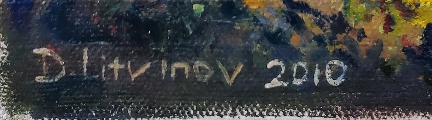 Oil painting En plein air Daniil Litvinov