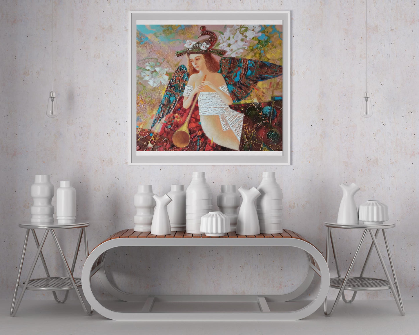 Abstract oil painting Nika