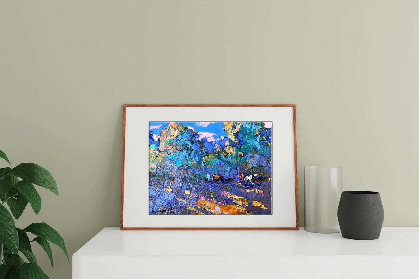 Village landscape Art