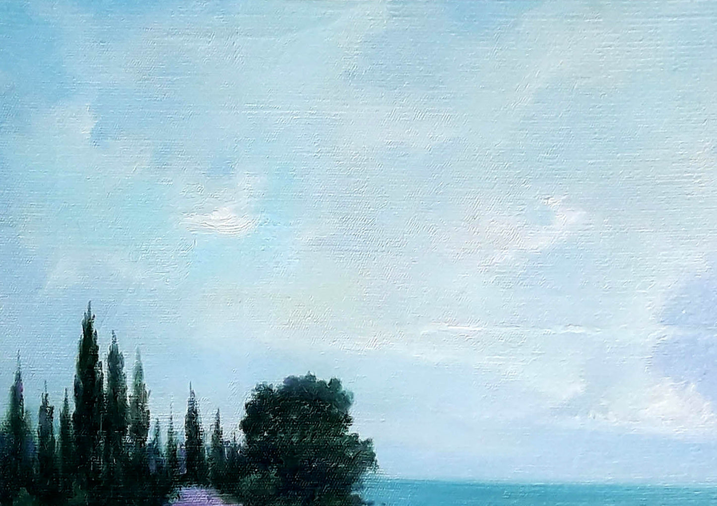 Oil painting Southern horizons Korkishko Vasily
