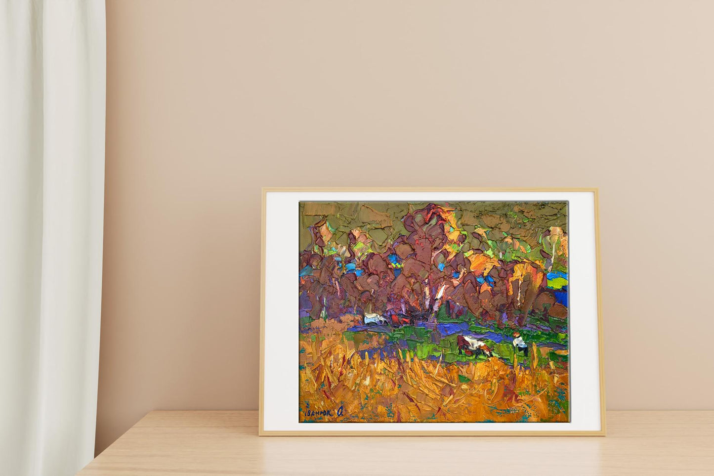 Village landscape Art
