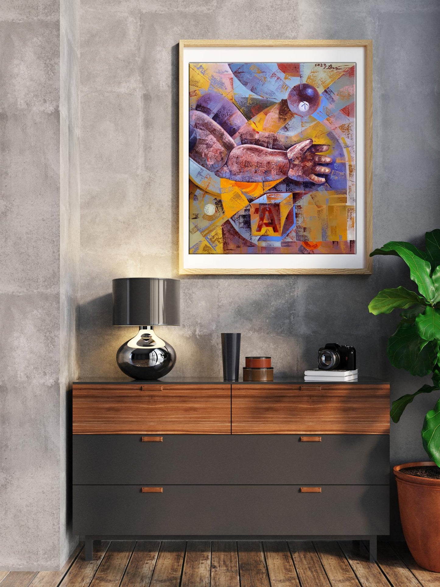 Oil painting Abstract painting
