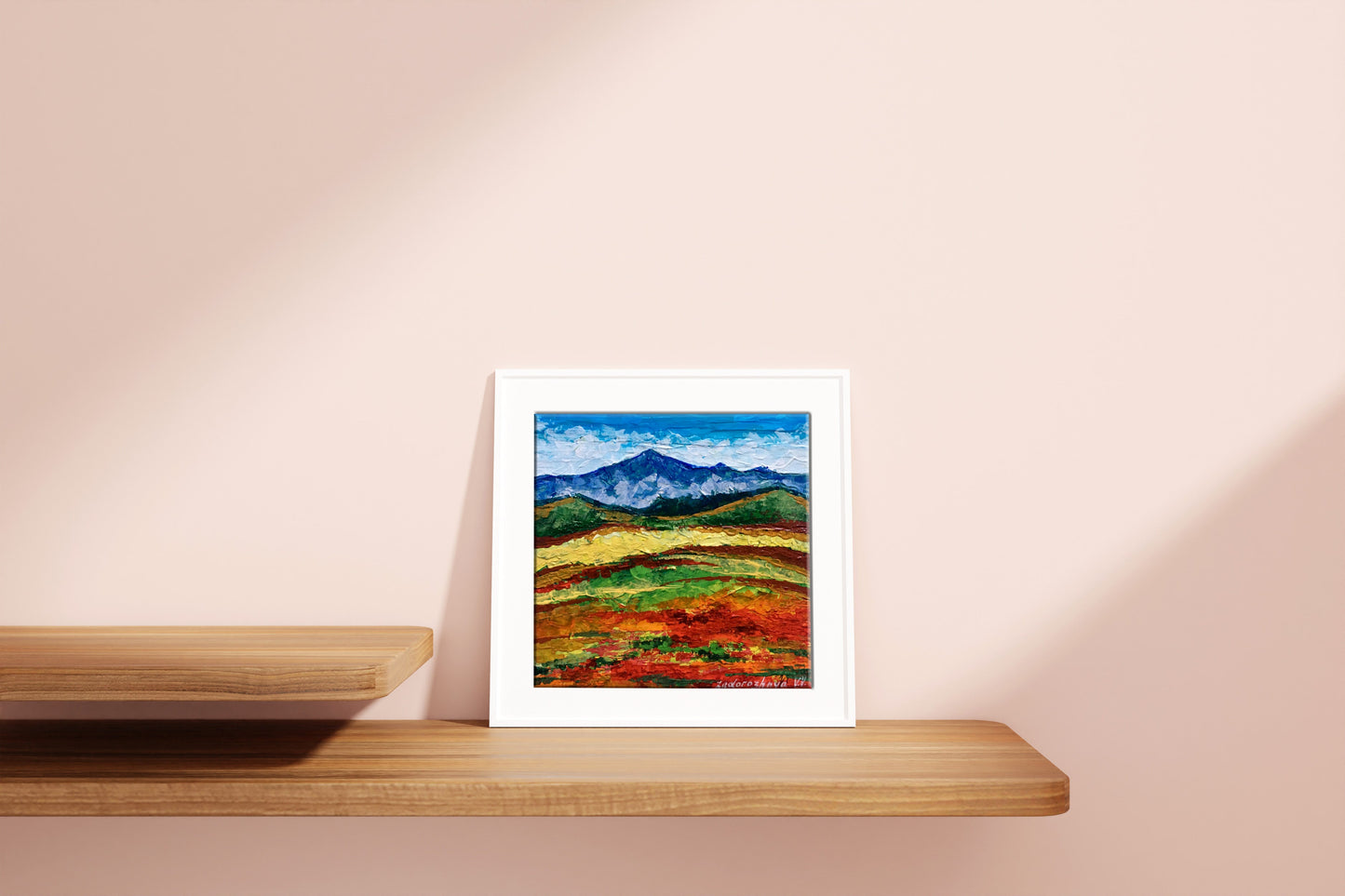 Oil painting Mountain view V. Zadorozhnya