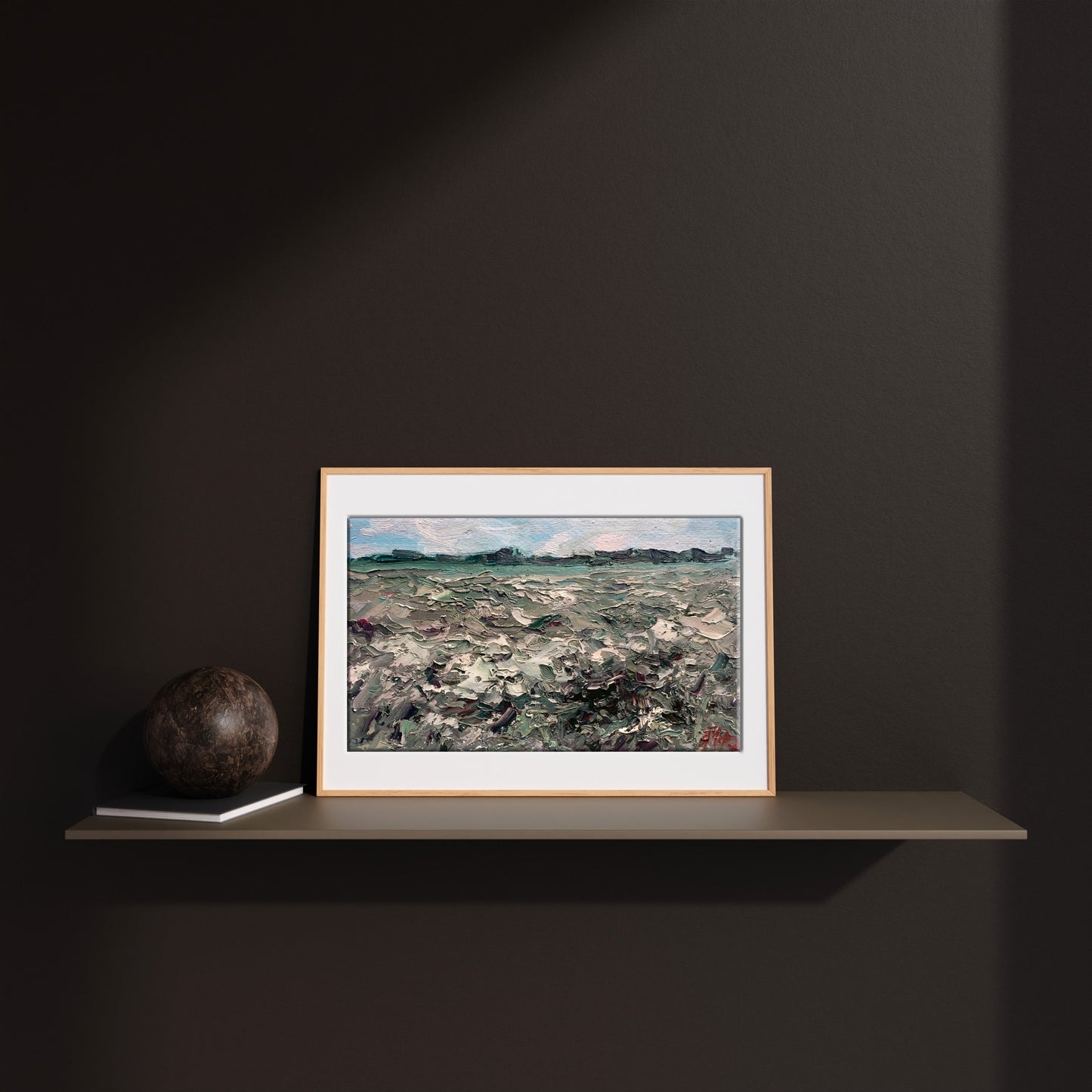 Oil painting Field