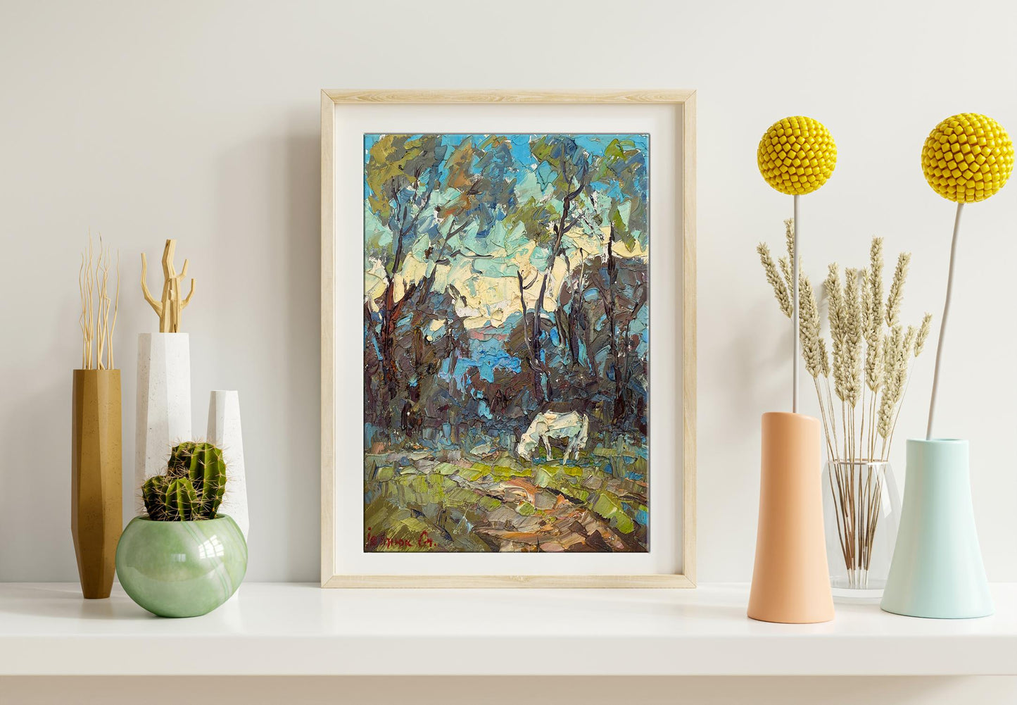 Village landscape Art