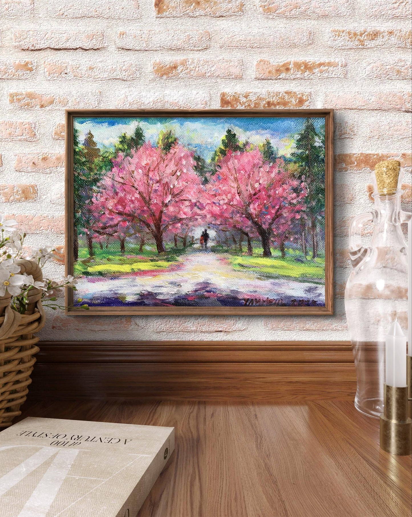 Oil painting Sakura Yu. Ulinets