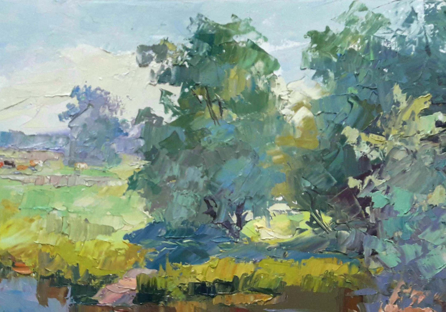 Oil painting Summer day Serdyuk Boris Petrovich №SERB 514