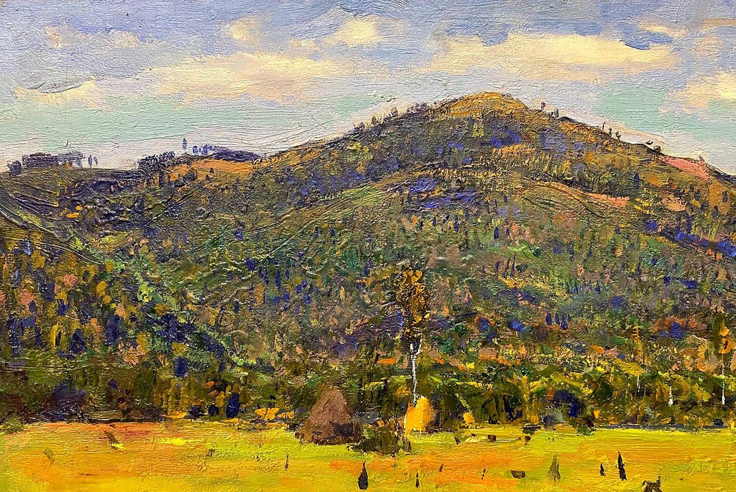 Oil painting Carpathians Zaretskyi Viktor