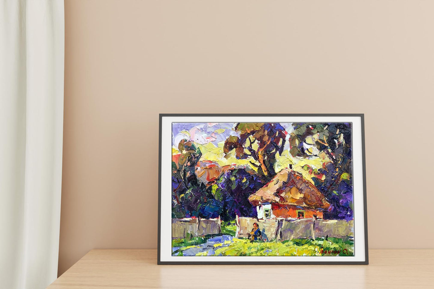 Village landscape Art