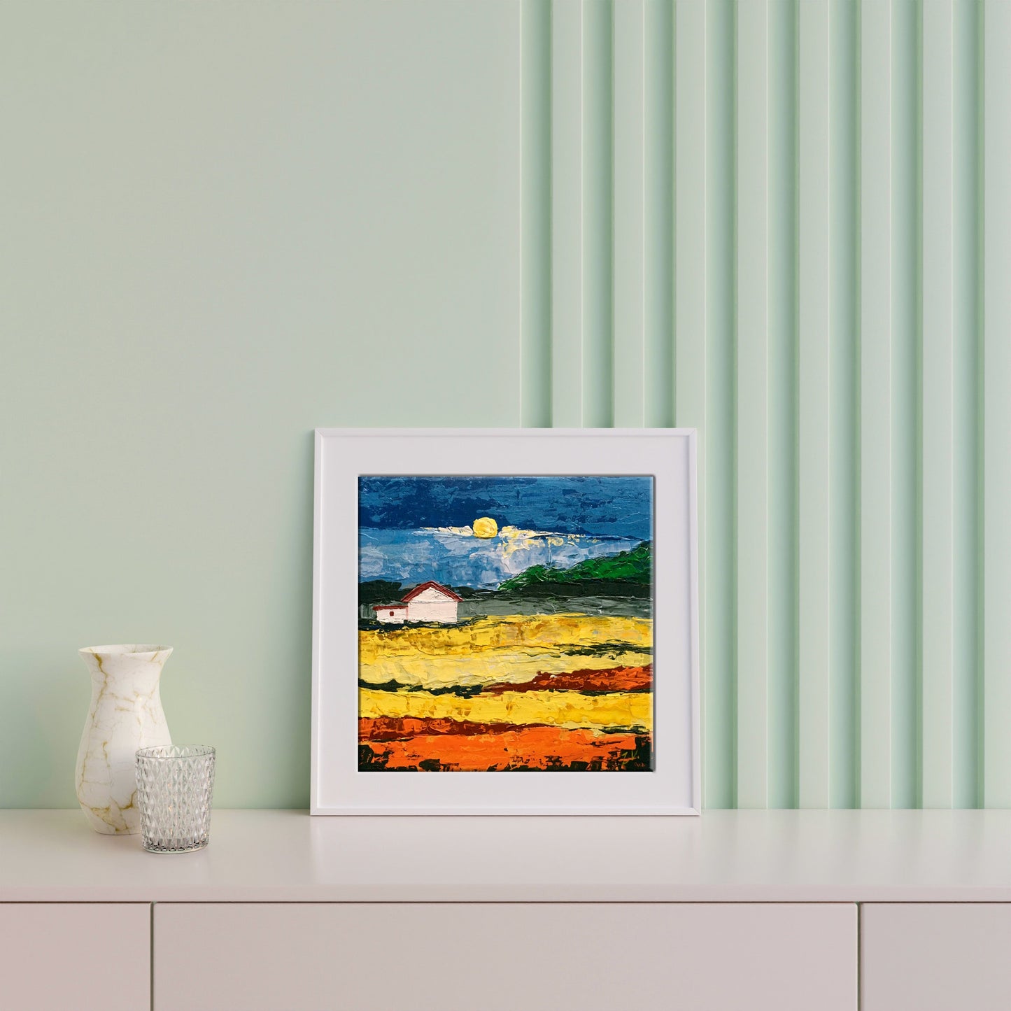 Oil painting House by the coast Zadorozhnya V. V.