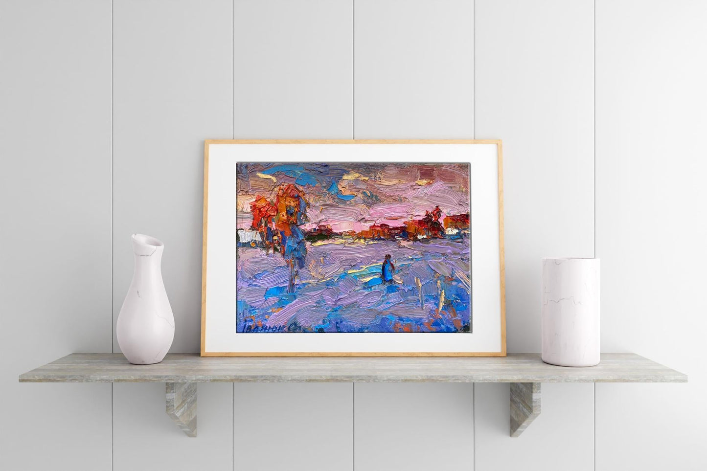 Winter Rural landscape