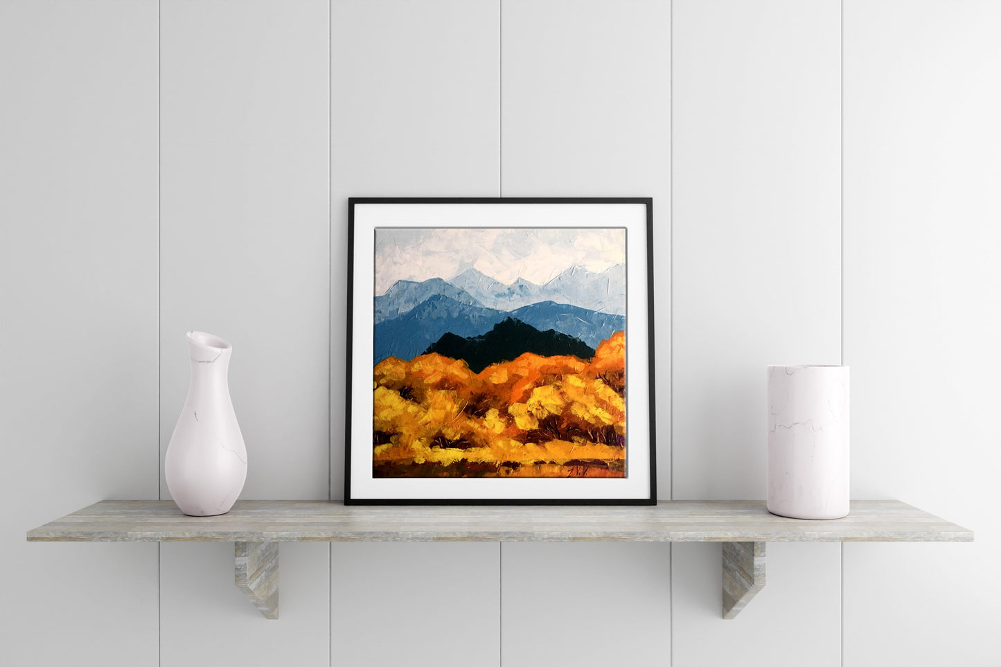 Oil painting Autumn mountains V. Zadorozhnya