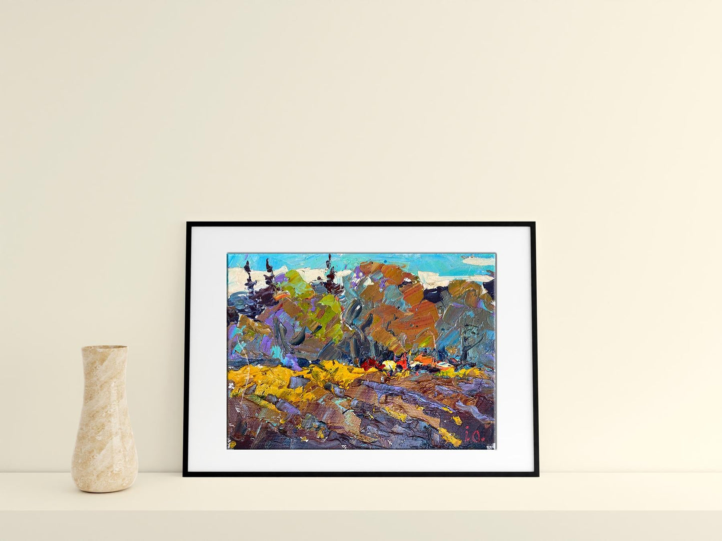 Village landscape Art
