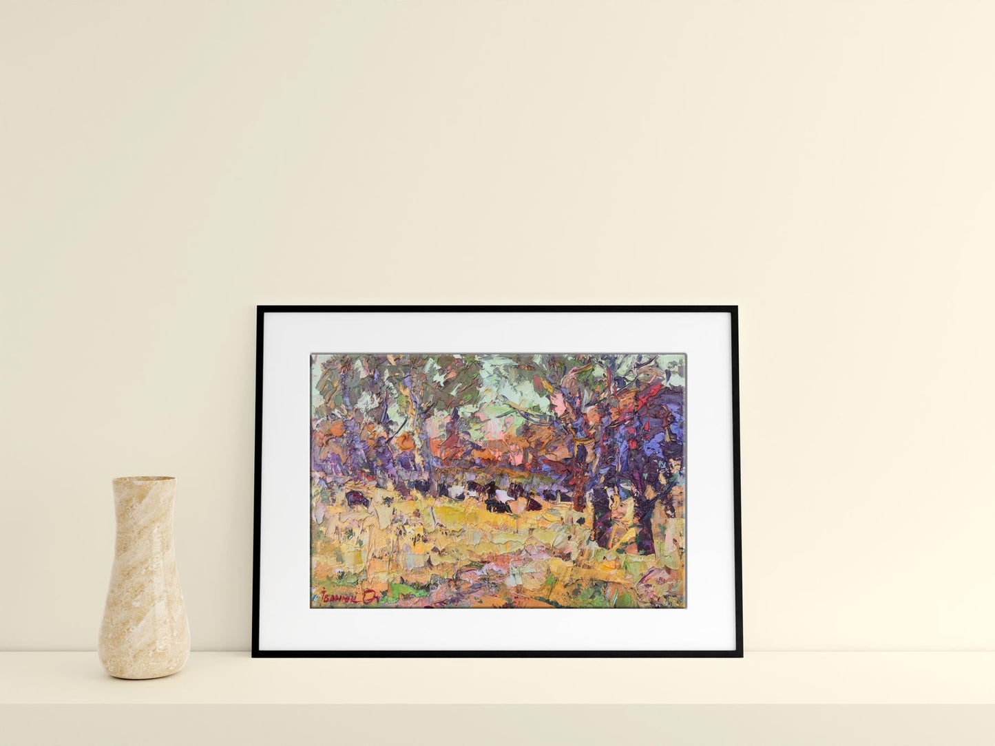 Village landscape Art