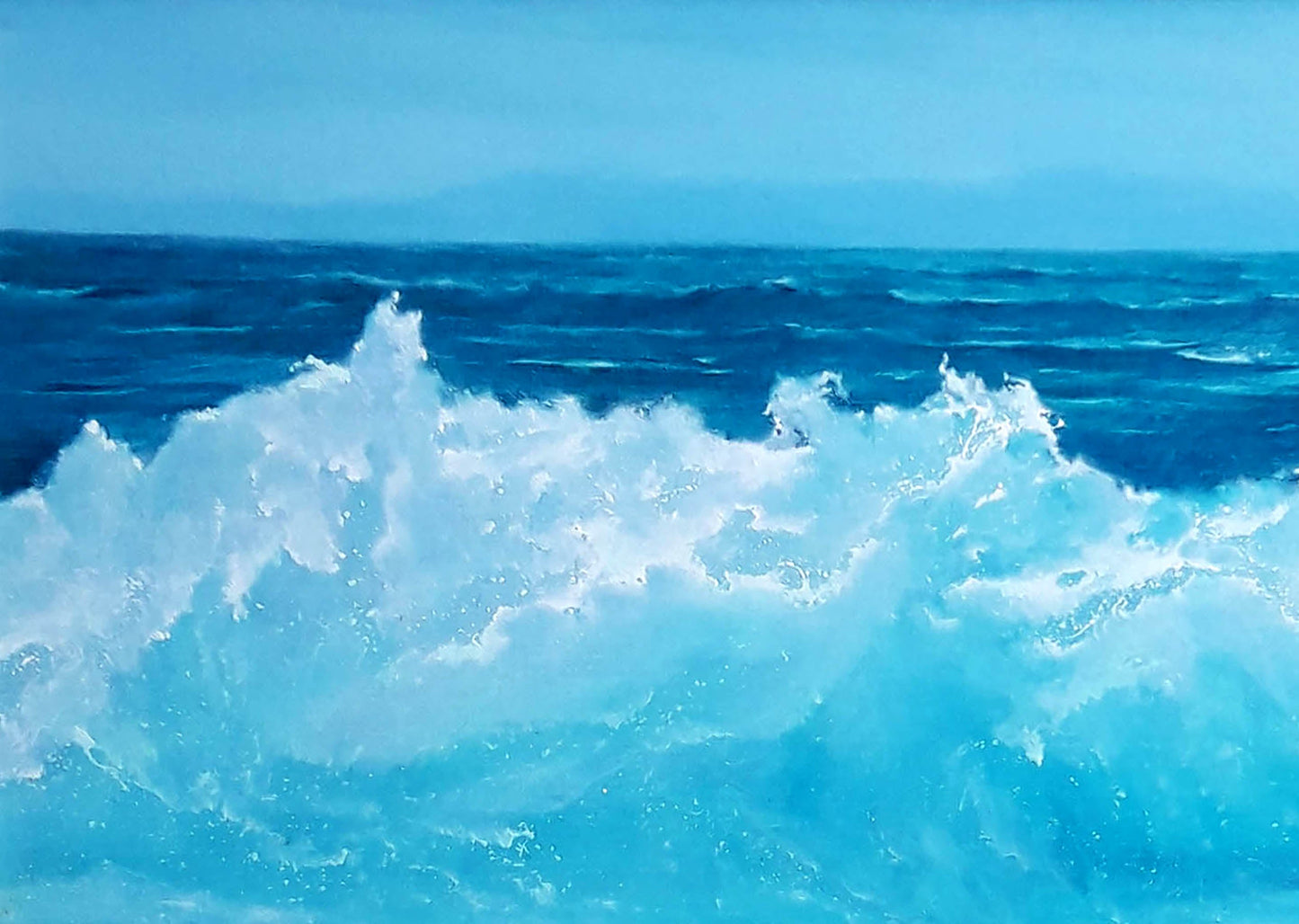 Oil painting Clean sea Vasily Korkishko