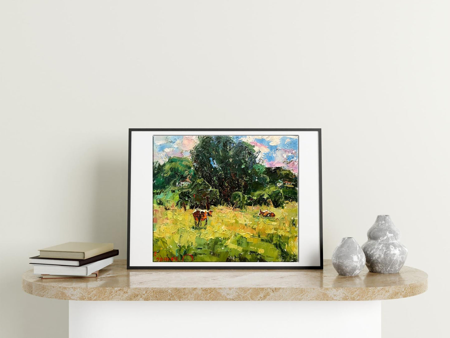 Village landscape Art