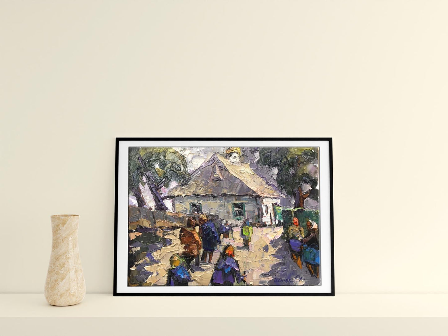 Village landscape Art
