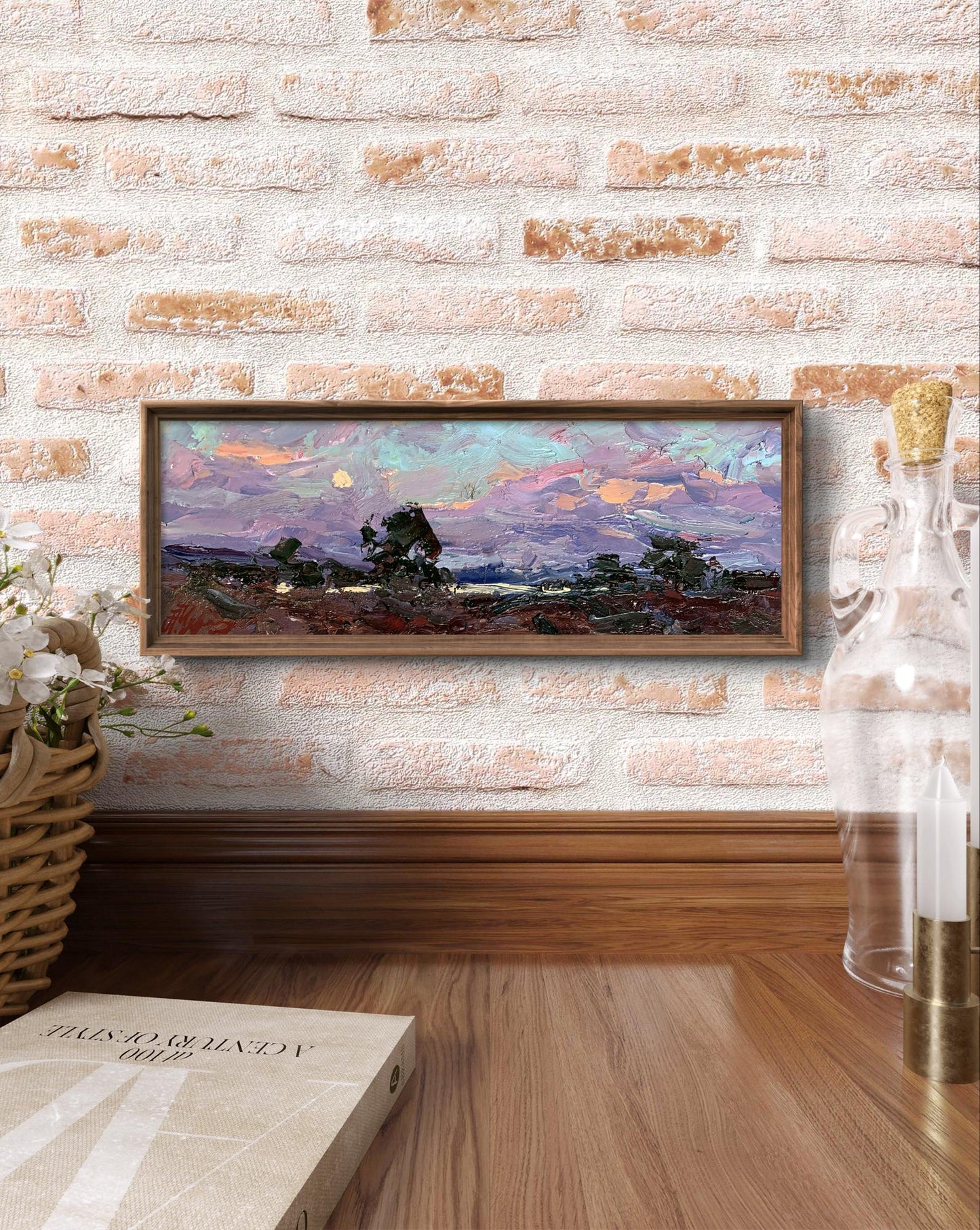 Oil painting Night is coming Oleksiyander Cherednichenko