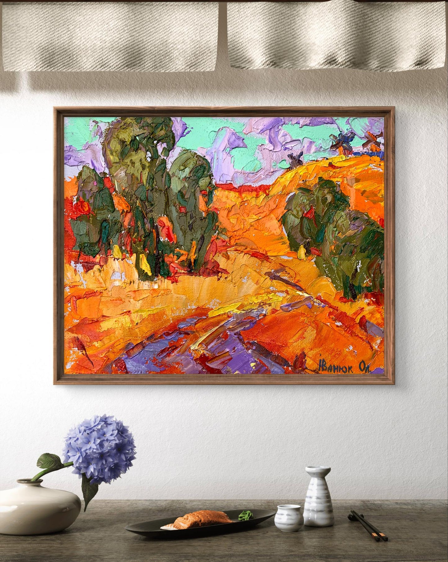 Oil painting Strong wind Ivanyuk Oleksiy