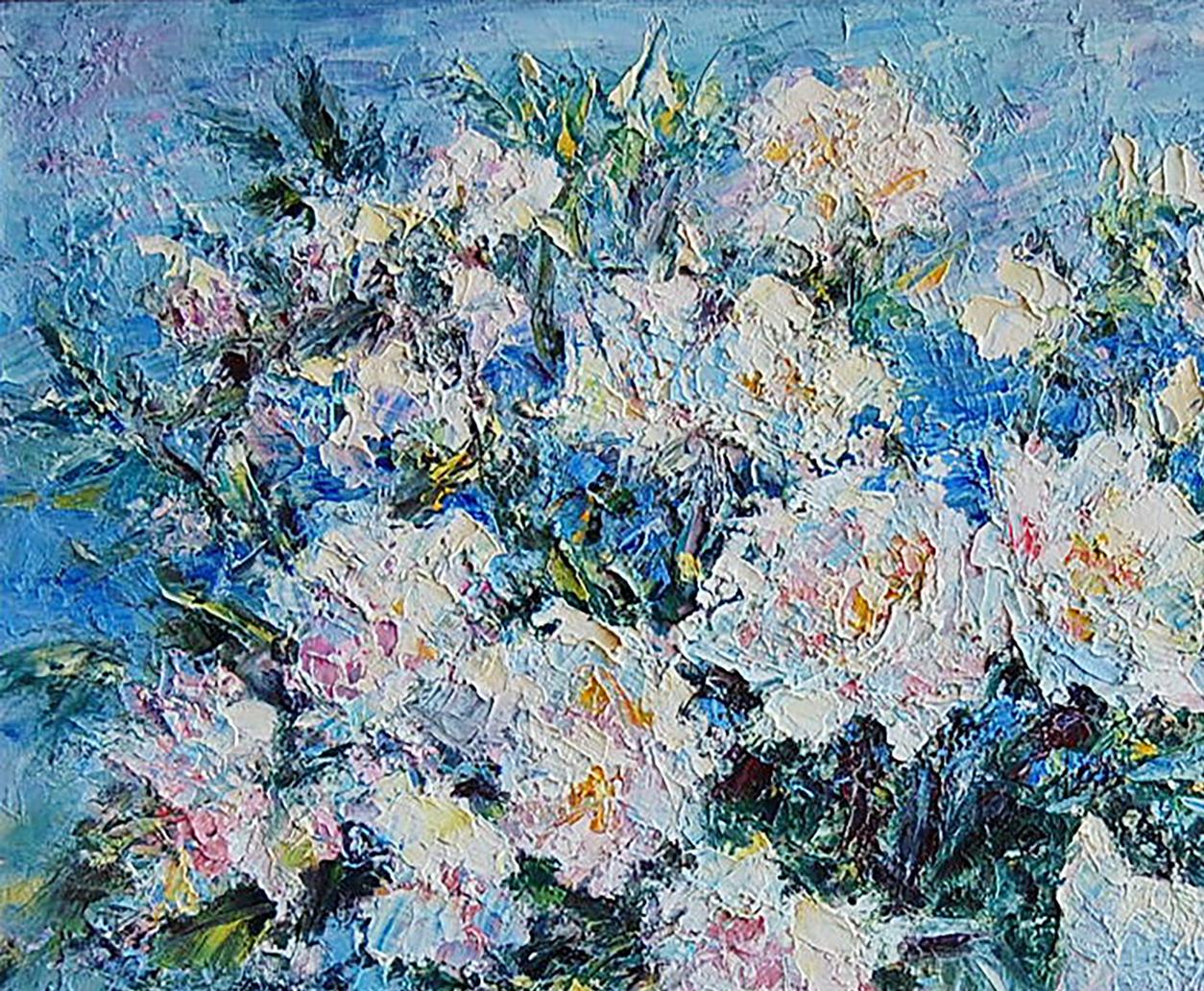 Oil painting Flower still life