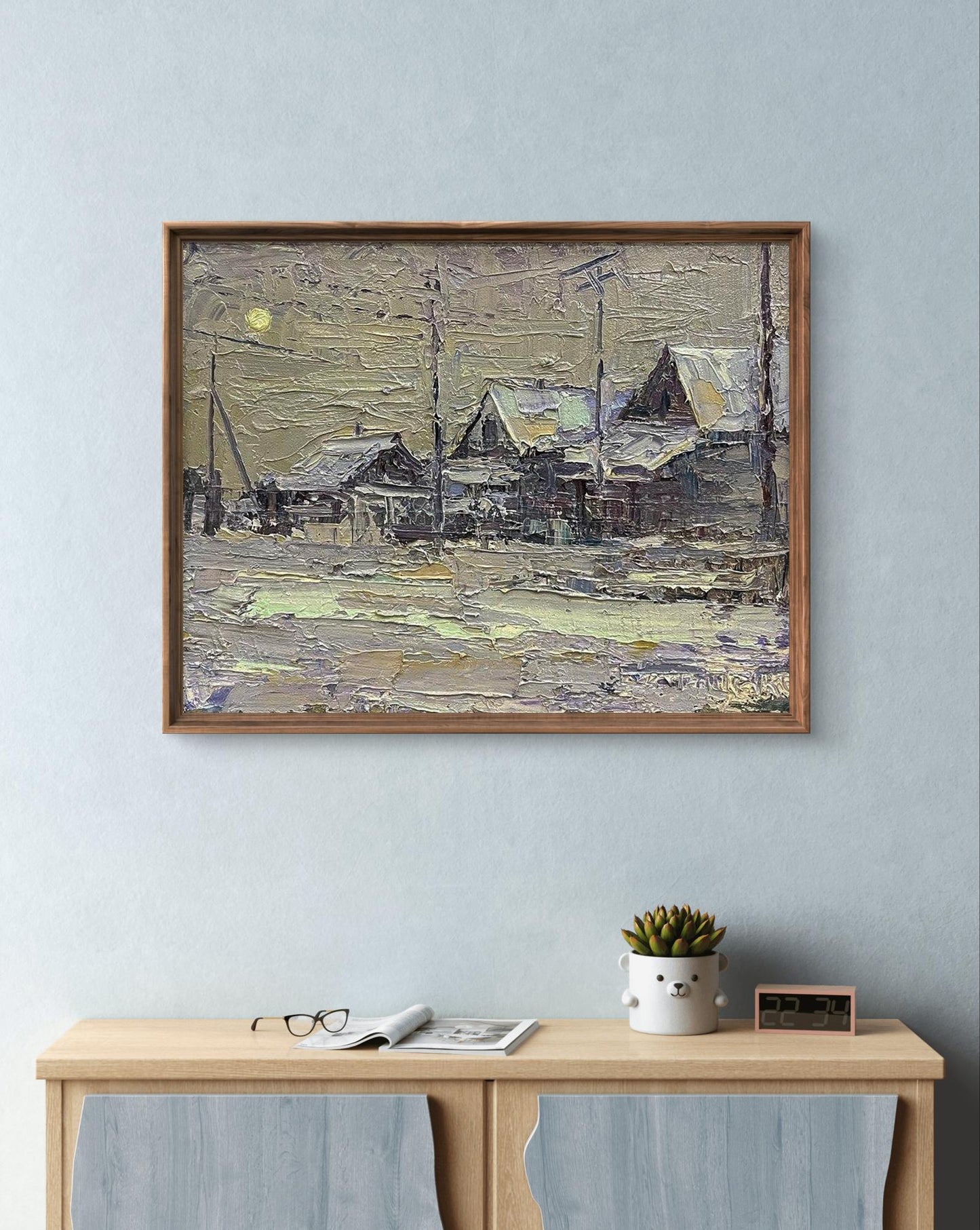 Oil painting Spring Village Volodymyr Pashchenko
