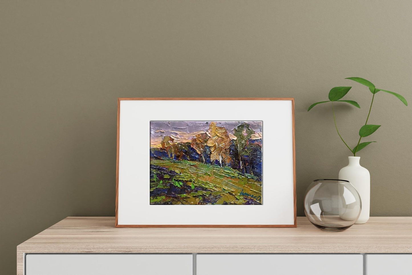 Oil painting Autumn