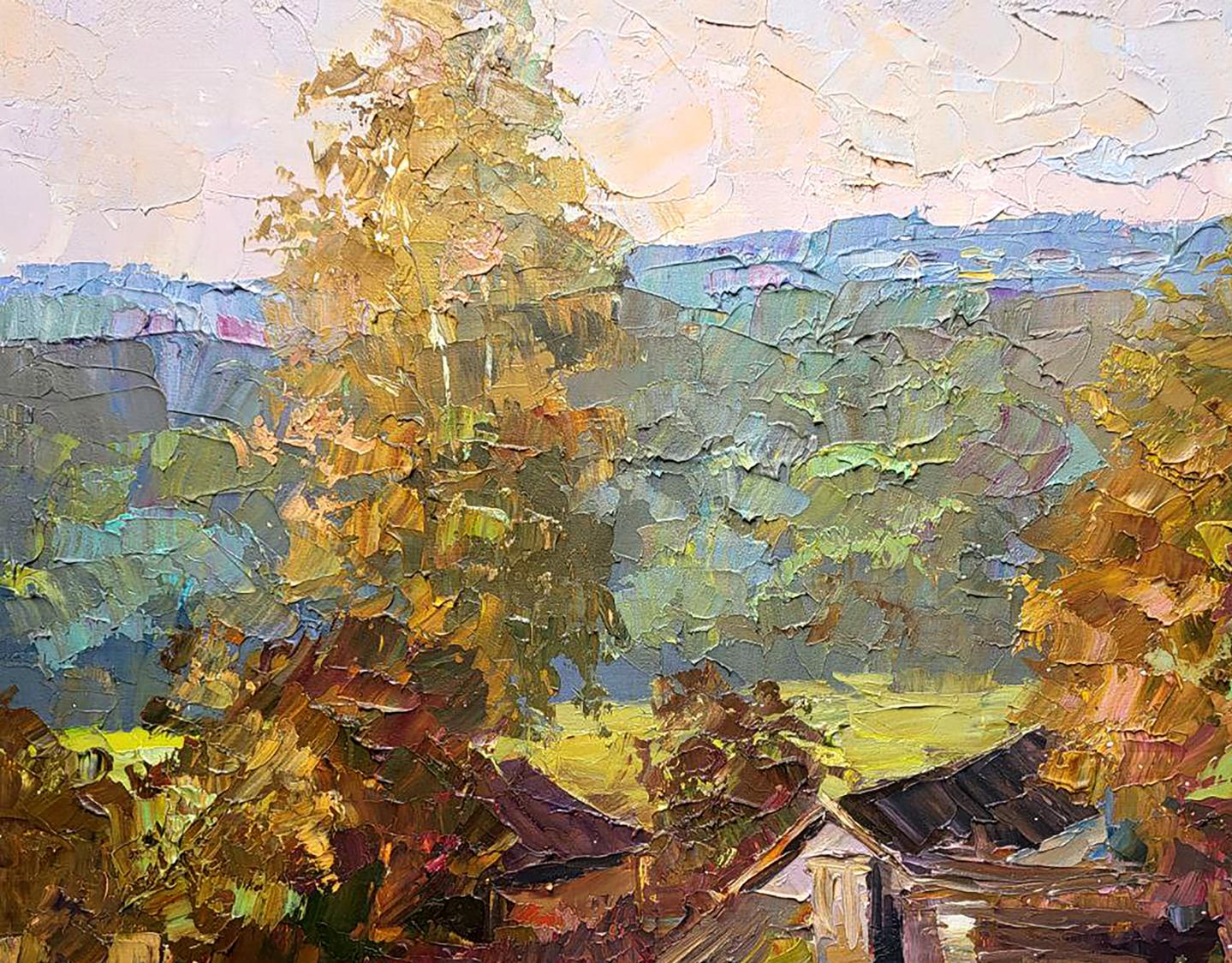 Oil painting October morning Serdyuk Boris Petrovich