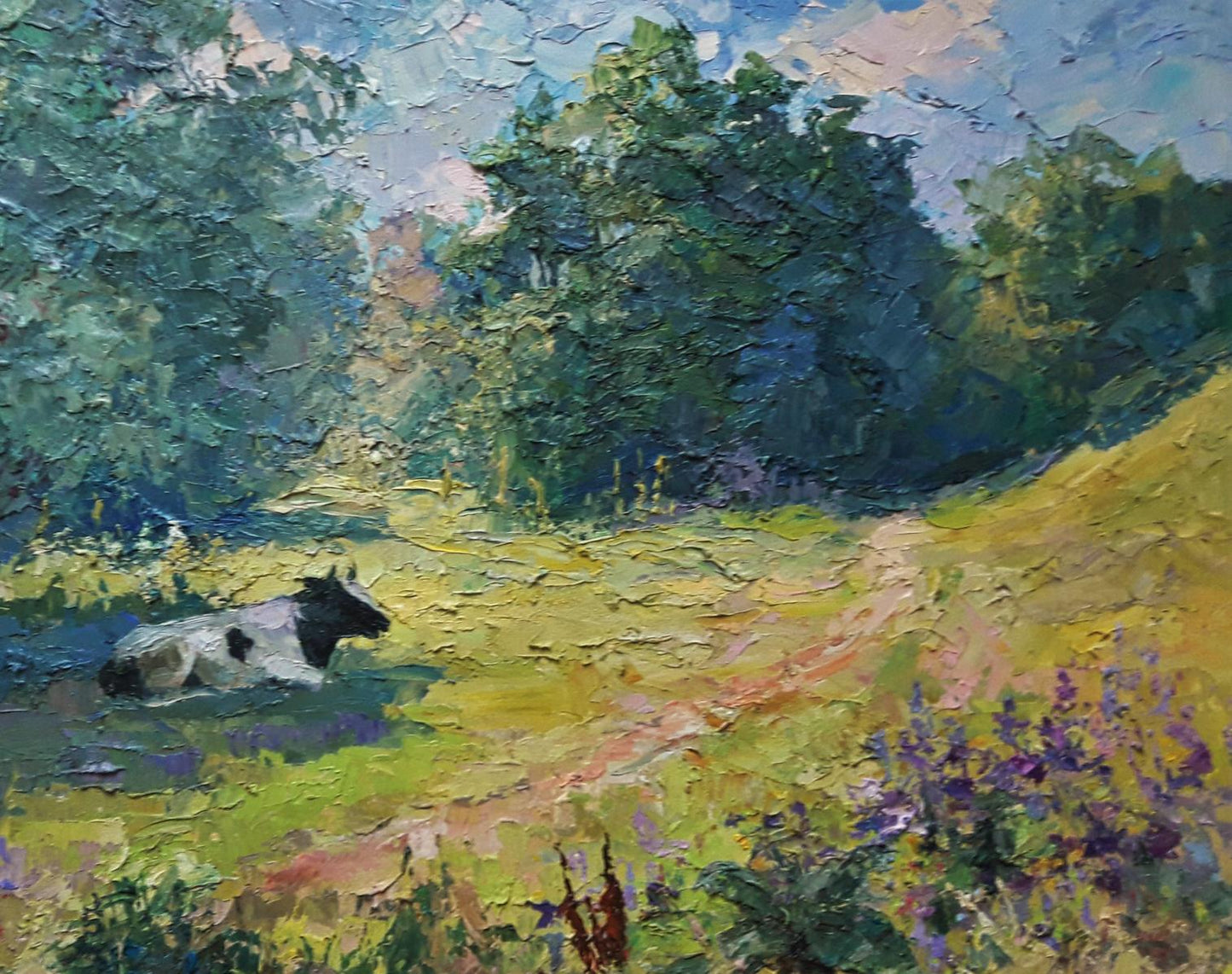 Oil painting In the shadow Serdyuk Boris Petrovich