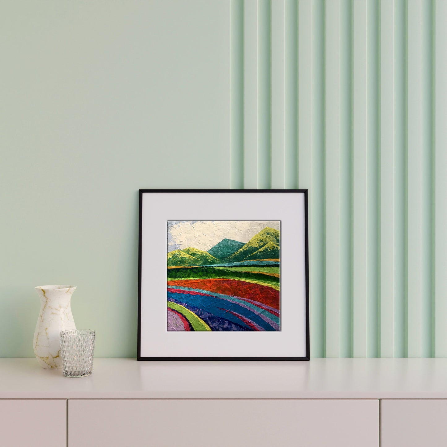 Oil painting Big mountains V. Zadorozhnya