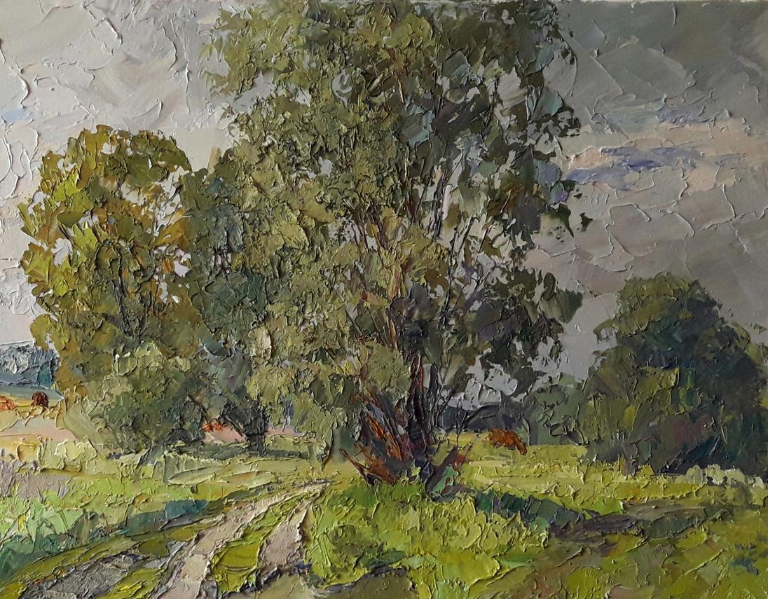 Oil painting Summer day Serdyuk Boris Petrovich №SERB 404