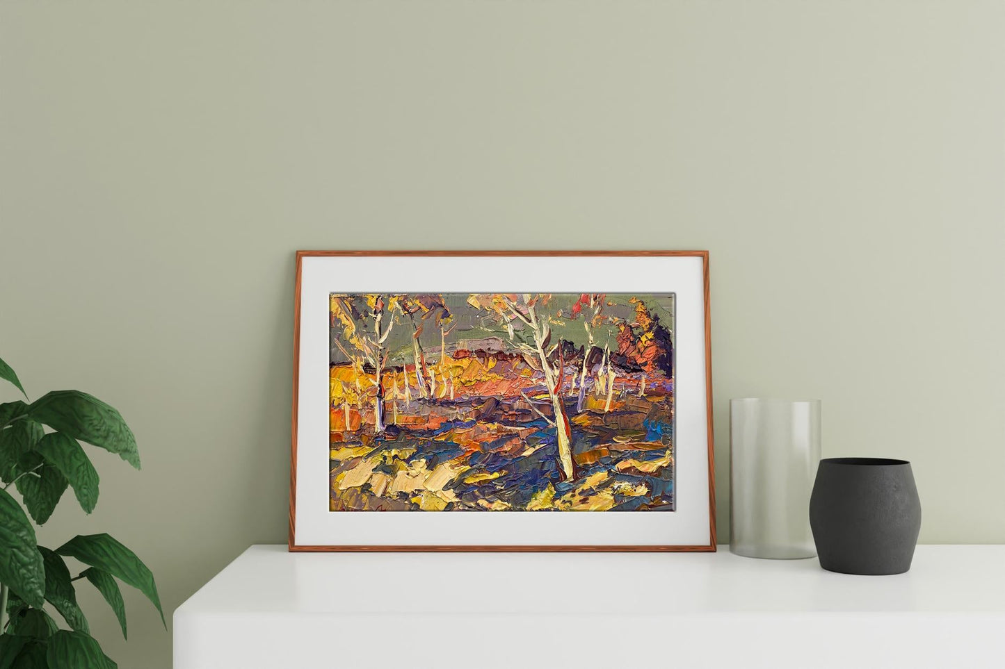Village landscape Art