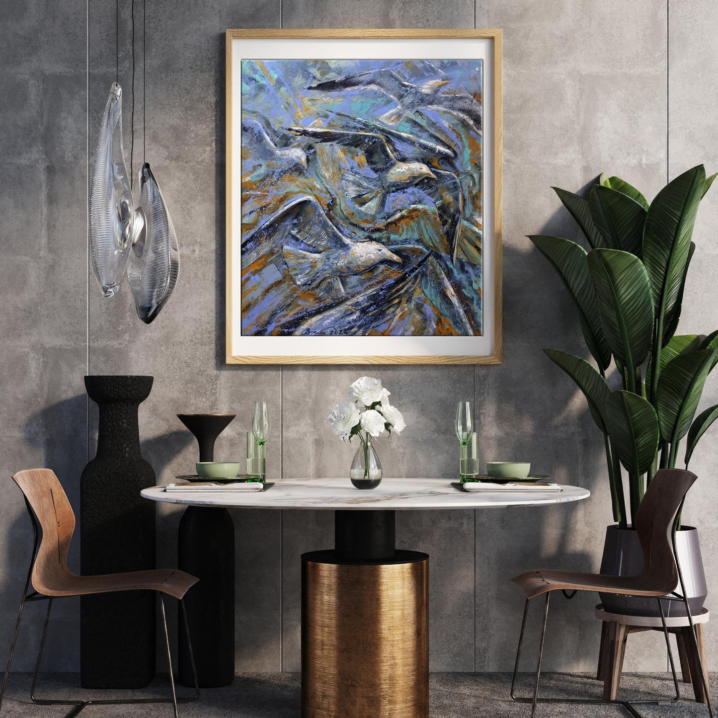 Oil painting Abstract painting