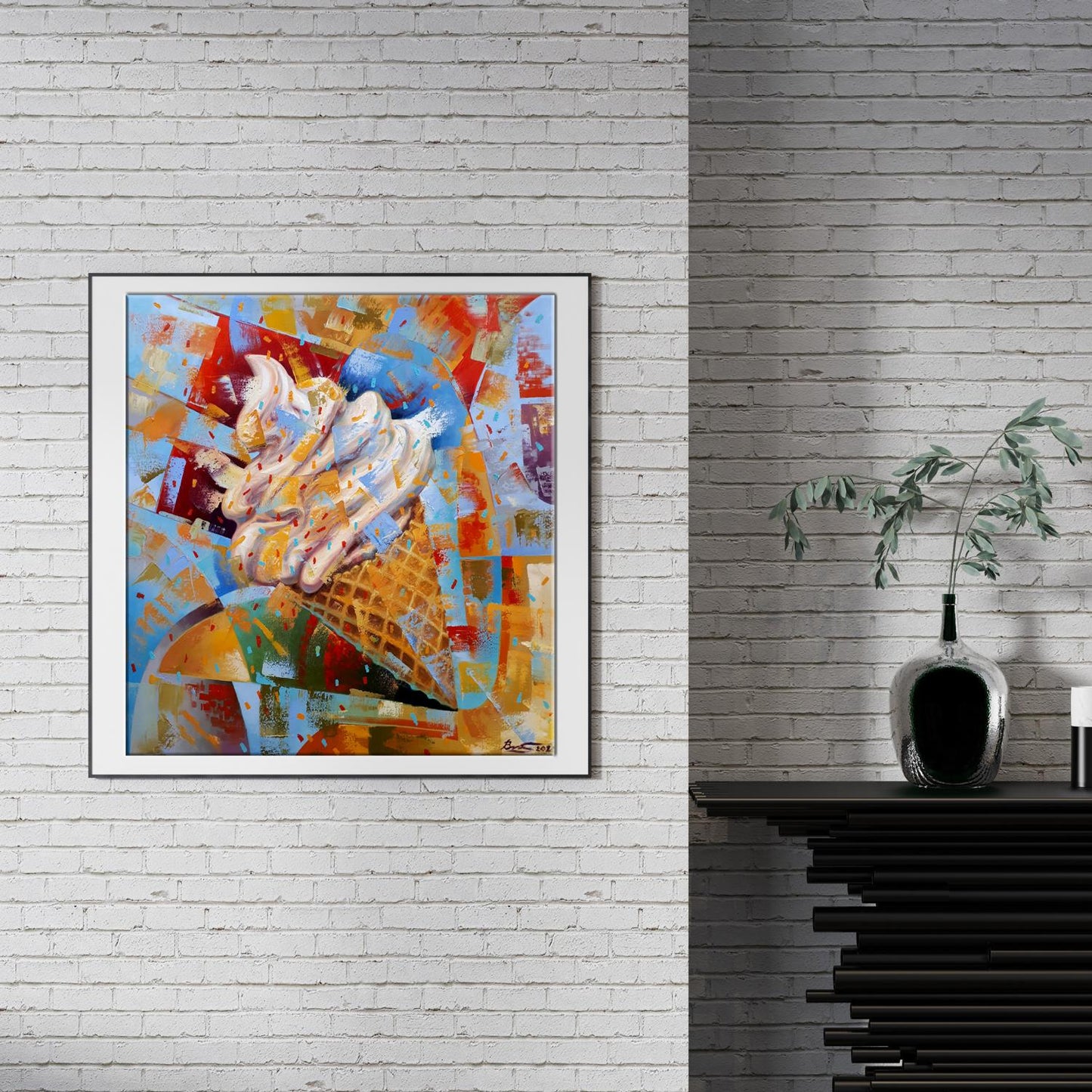 Oil painting Abstract painting