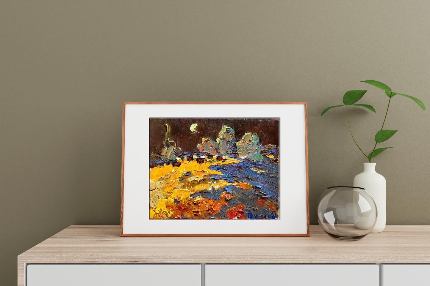 Village landscape Art