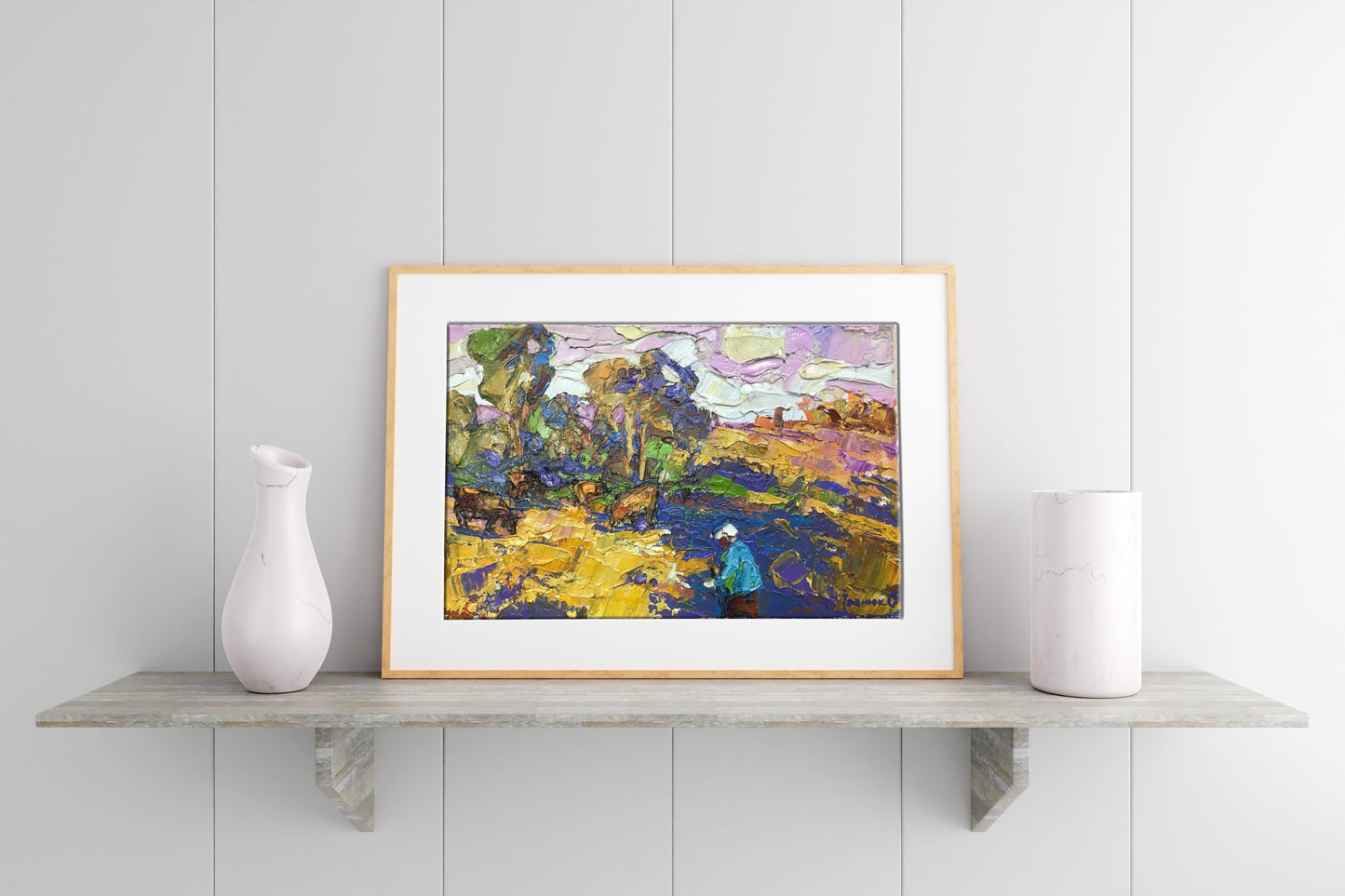 Village landscape Art