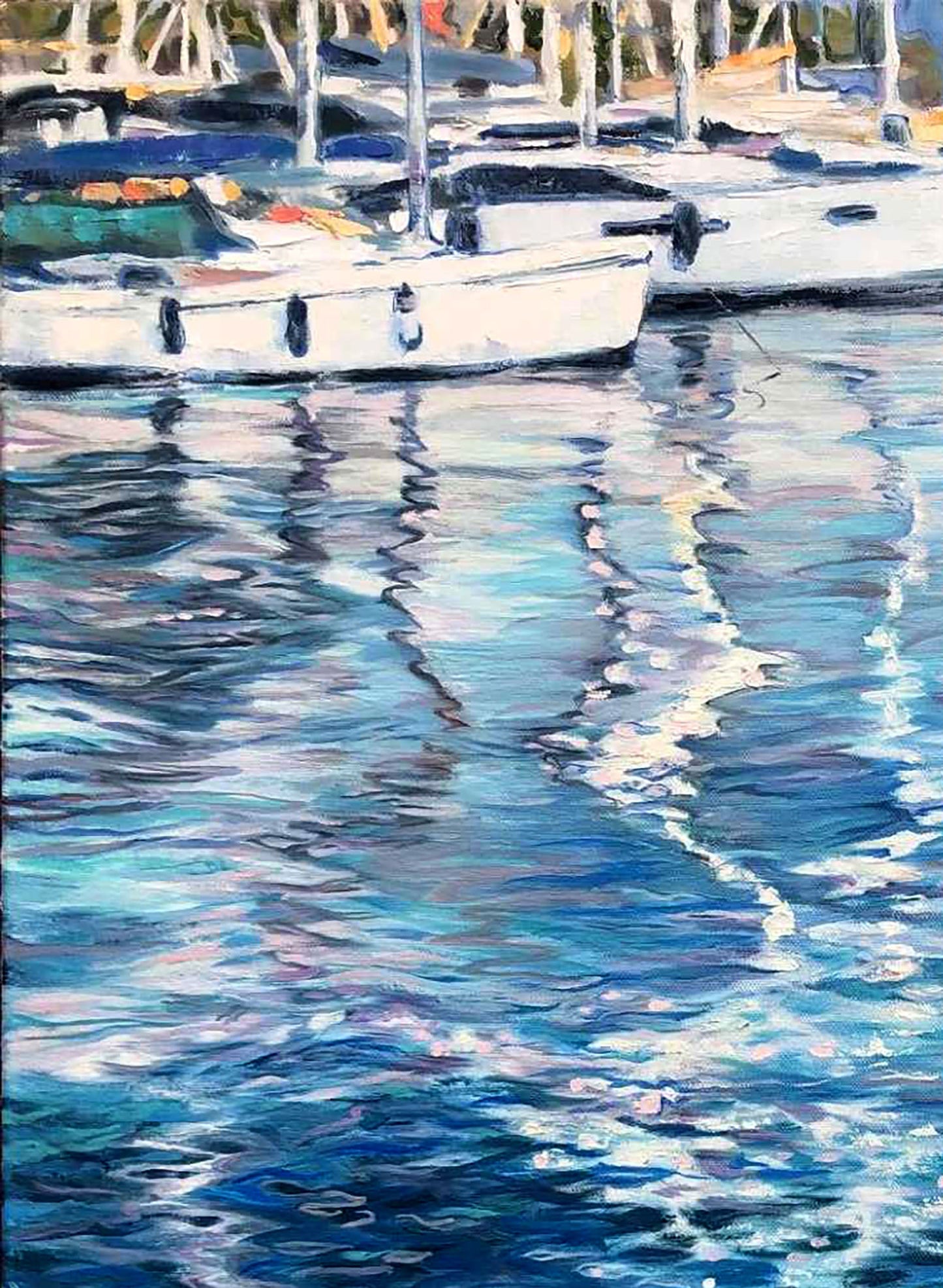 Oil painting Landscape Osnach Olesia