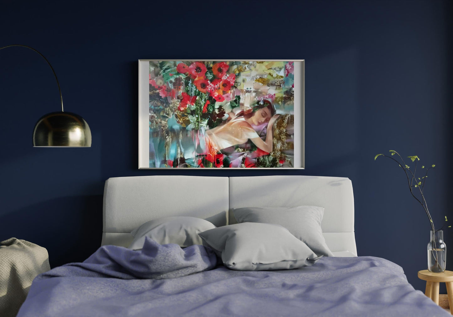 Abstract oil painting Morning symphony