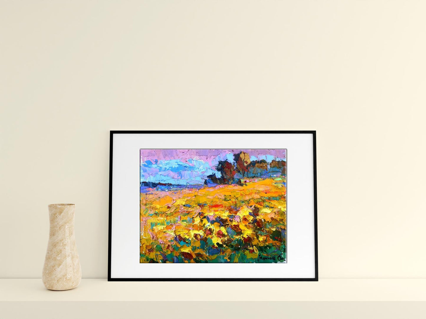 Village landscape Art