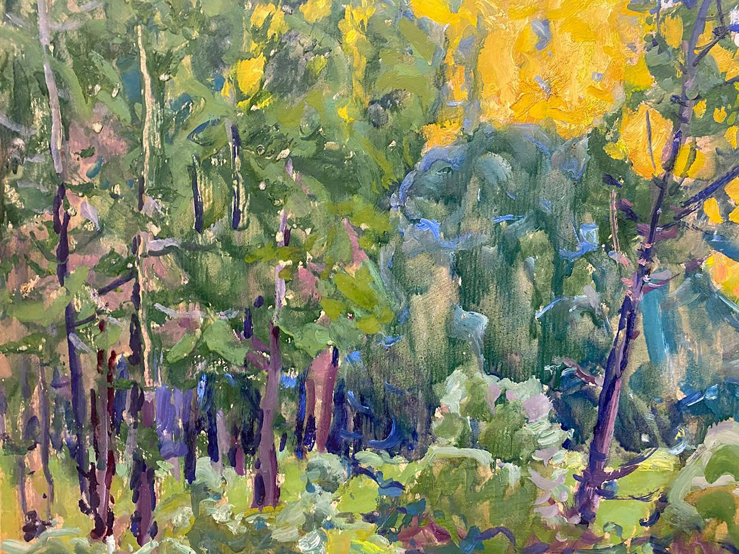 Oil painting Early autumn Kolosovsky Georgy Sergeevich