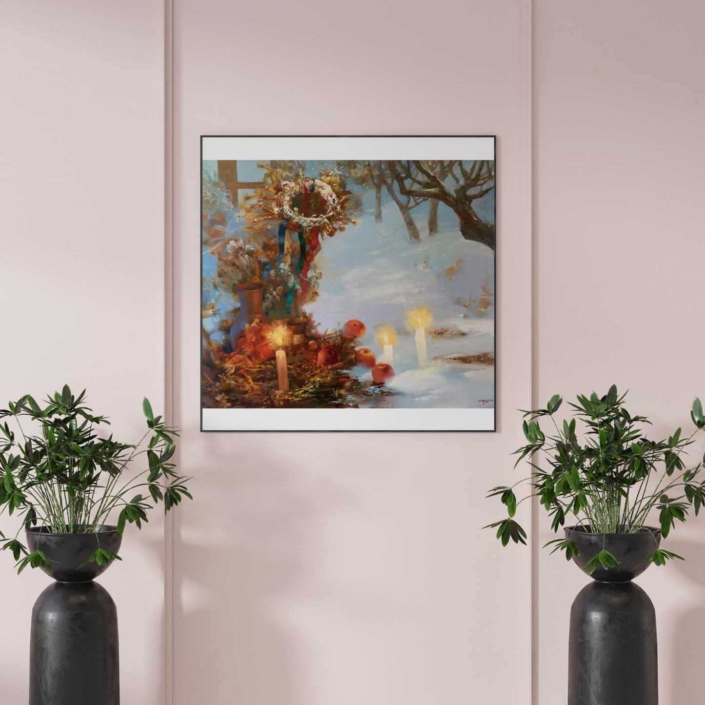 Oil painting Christmas