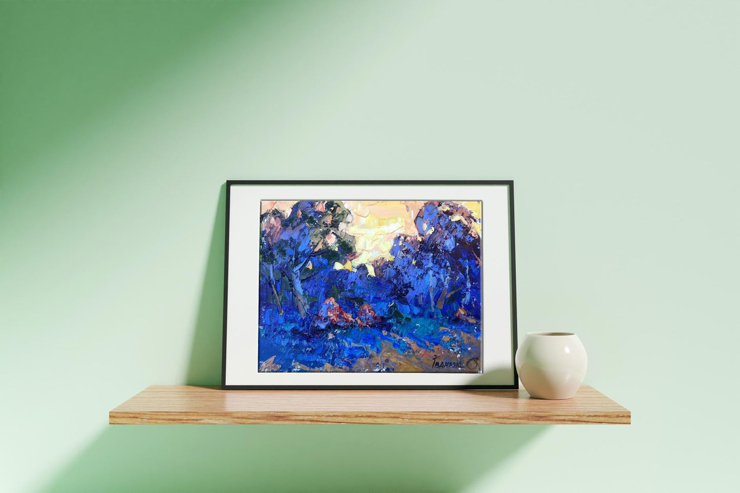 Village landscape Art