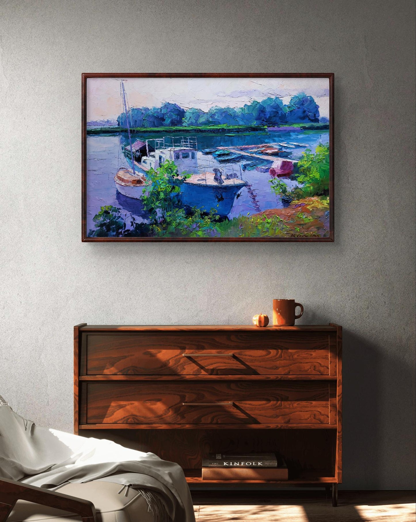 Oil painting Ferry Boris Serdyuk