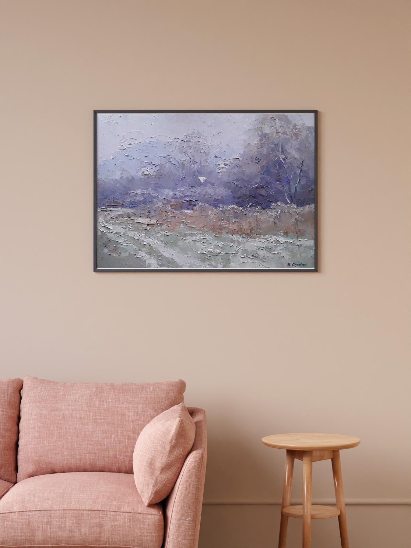 Oil painting Lacy winter Serdyuk Boris Petrovich