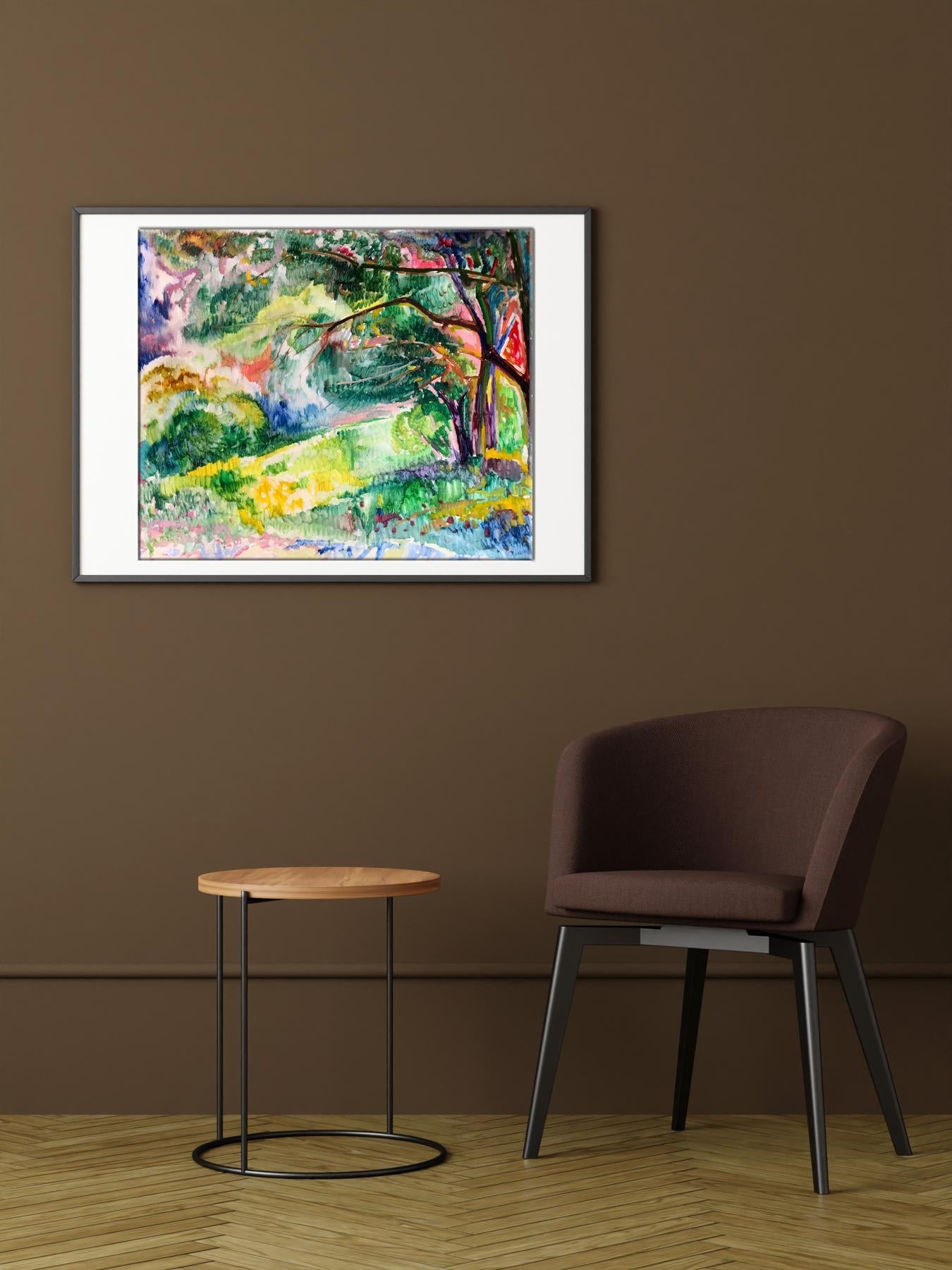 Oil painting summer