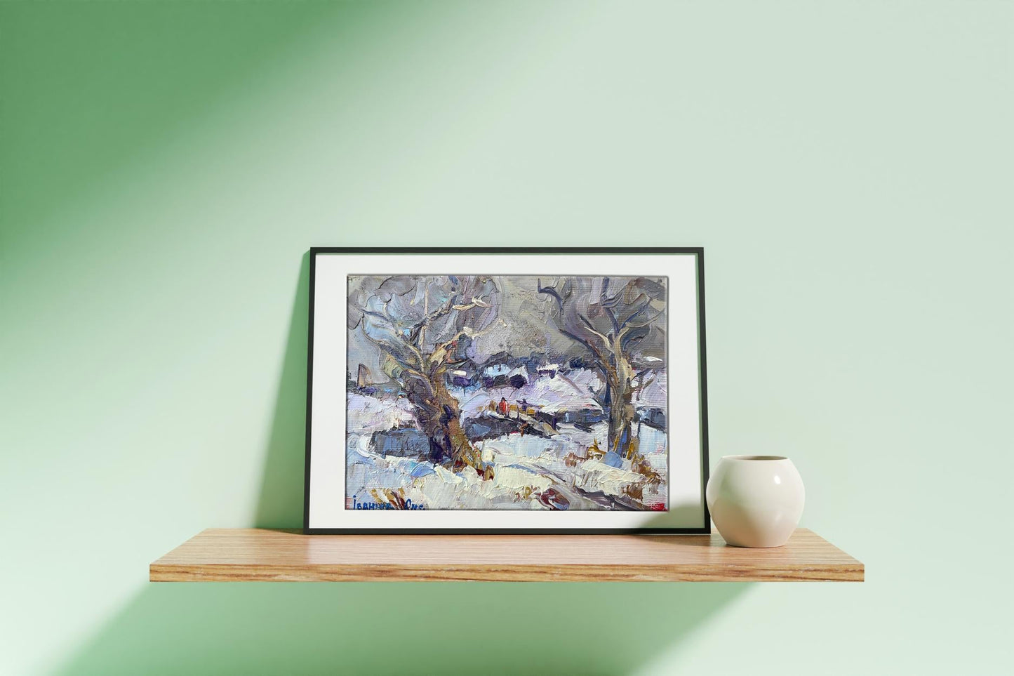 Village landscape Art