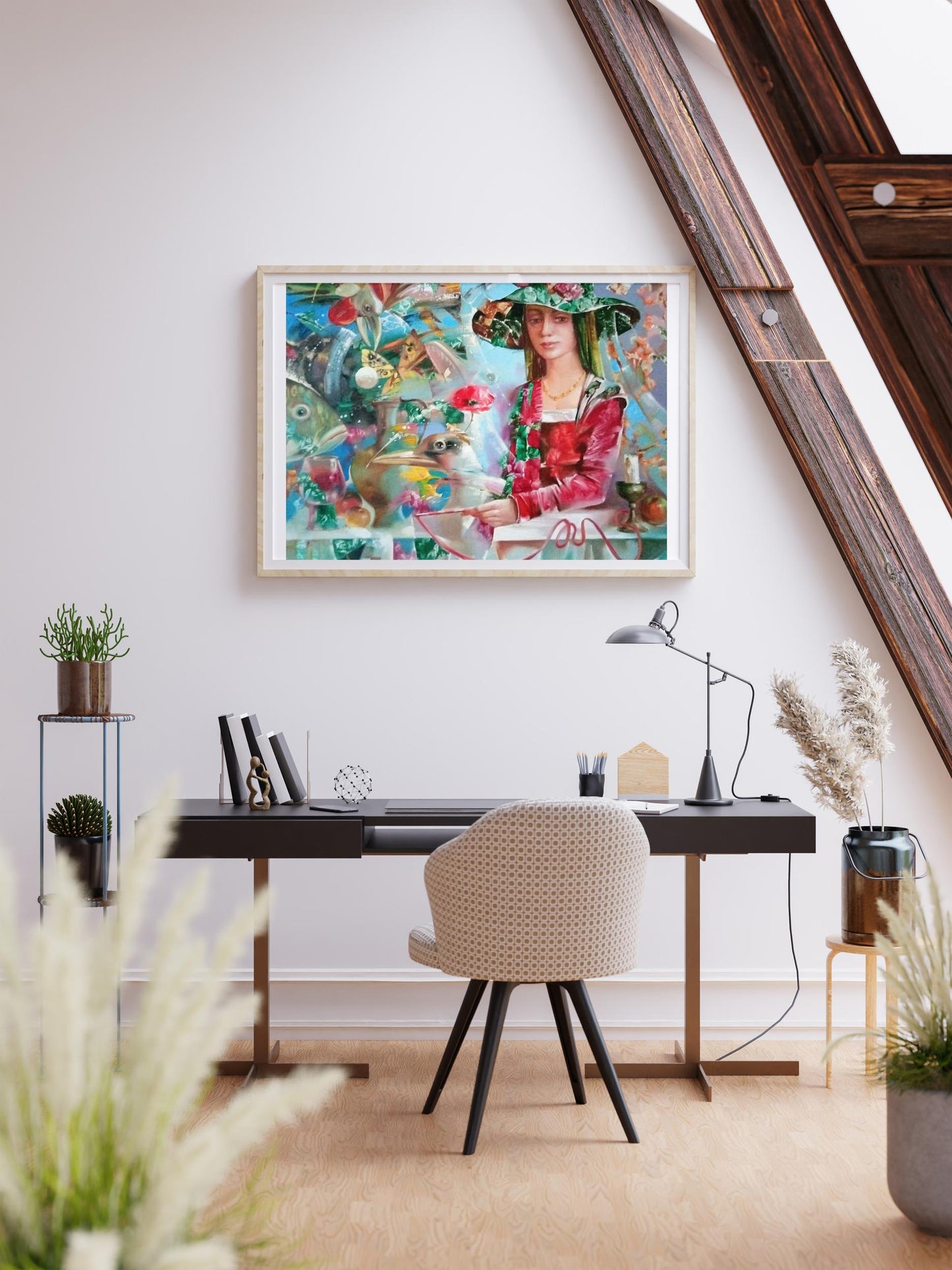 Abstract oil painting Magic
